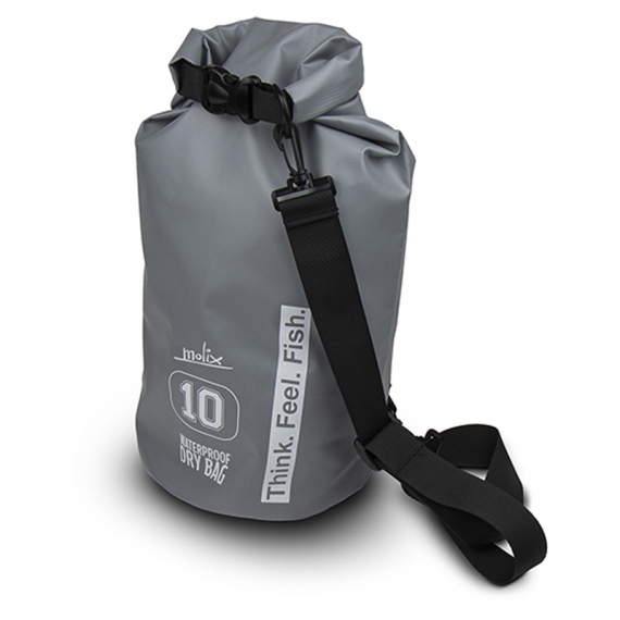 Molix Waterproof Dry Bag 10 LT Grey i gruppen Opbevaring / Vandtætte tasker hos Sportfiskeprylar.se (MWDB-10L)