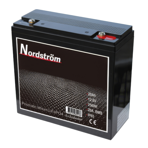 Nordström Lithium 12v Batteri 20 Ah i gruppen Bådelektronik / Batterier og opladere / Batterier / Lithiumbatterier hos Sportfiskeprylar.se (N-12V20AHSP)