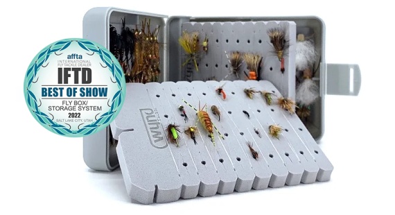 Wynd Bynder Gray Fly Box Flybox i gruppen Opbevaring / Tackle-bokse / Flueæsker hos Sportfiskeprylar.se (NFD9297)