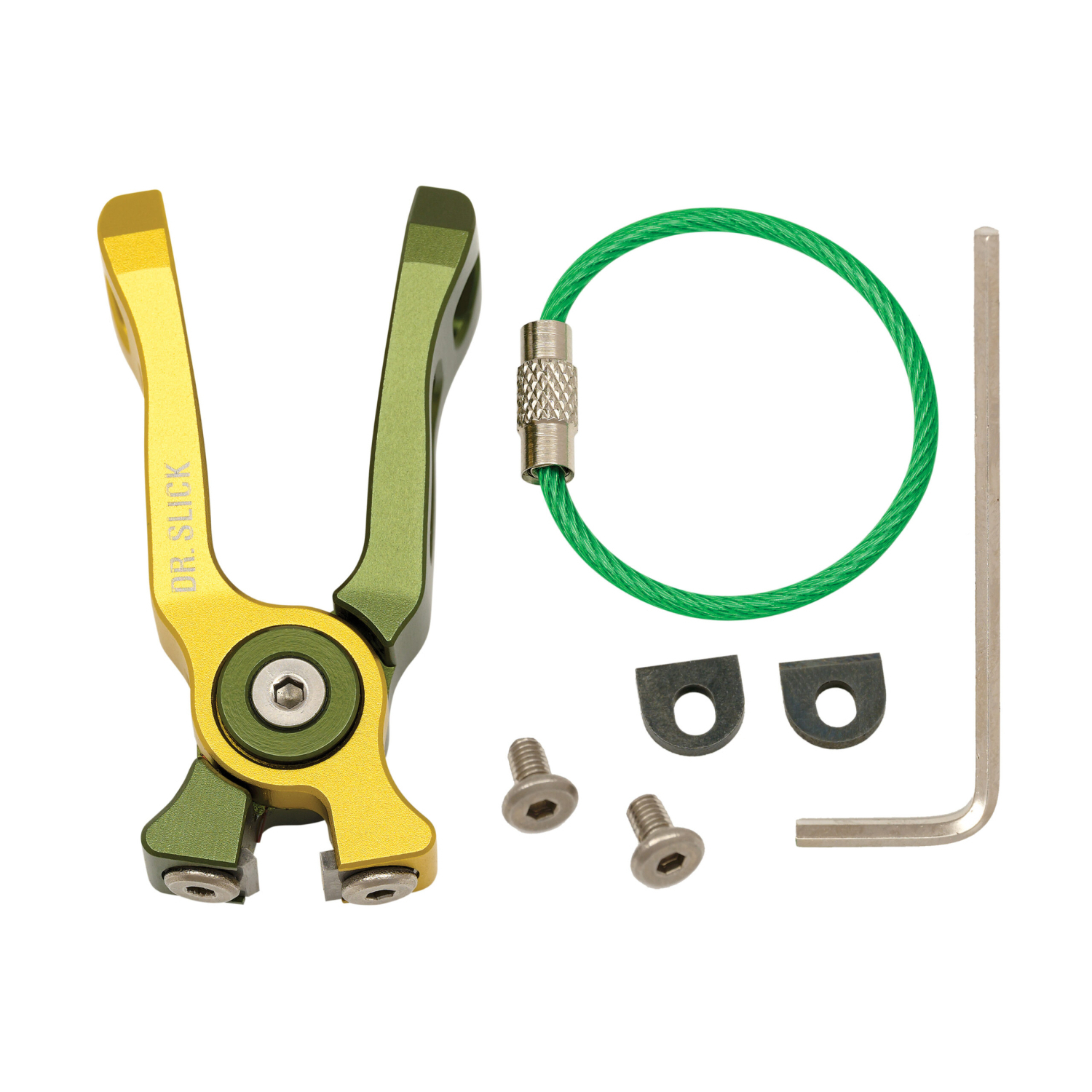 Dr. Slick Cyclone Nipper NATC Gold and Green Aluminum Frame i gruppen Udstyr og tilbehør / Tænger og sakse / Snøreklippere og sakse hos Sportfiskeprylar.se (NFD9324-NATC)