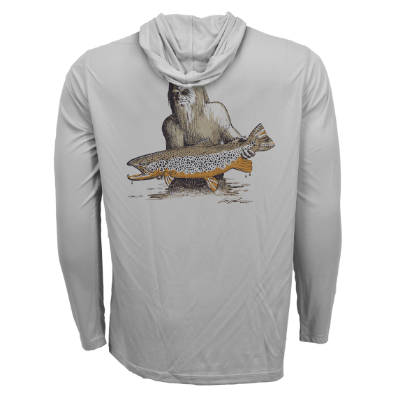 RepYourWater Hooded Sun Shirt ECO50 Hero Squatch i gruppen Beklædning og fodtøj / Beklædning / T-shirts hos Sportfiskeprylar.se (NFD9570-Mr)
