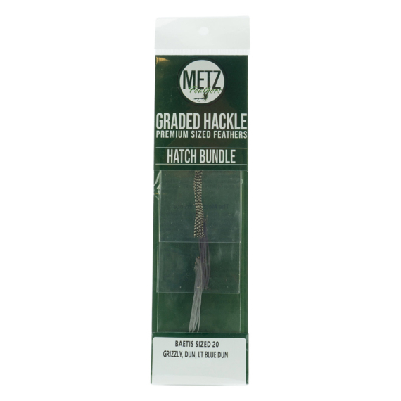 Metz Hackle Hatch Bundle 3-pcs i gruppen Kroge og endegrej / Fluebinding / Fluebindingsmateriale / Fjer og nakker / Hackle hos Sportfiskeprylar.se (NFD9577-18r)