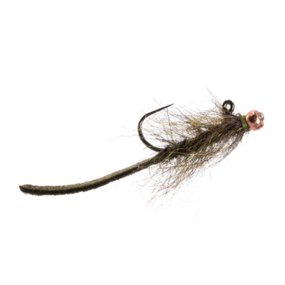 Umpqua Balanced Leather Leech Nano #12 - Peacock i gruppen Madding / Fluer hos Sportfiskeprylar.se (NFD9629-PC12)