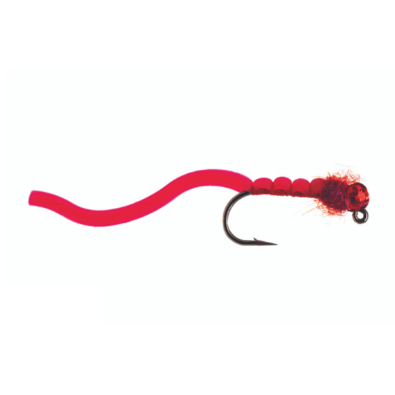Umpqua Squirmy Wormie Jig Blood Red 12 i gruppen Madding / Fluer / Nymfer hos Sportfiskeprylar.se (NFD9638-BR12)