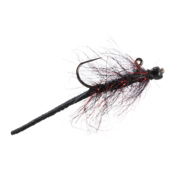 Umpqua Balanced Leather Leech Nano - Black/Red i gruppen Fiskemetoder / Fluefiskeri / Fluer hos Sportfiskeprylar.se (NFD9642-BR10r)