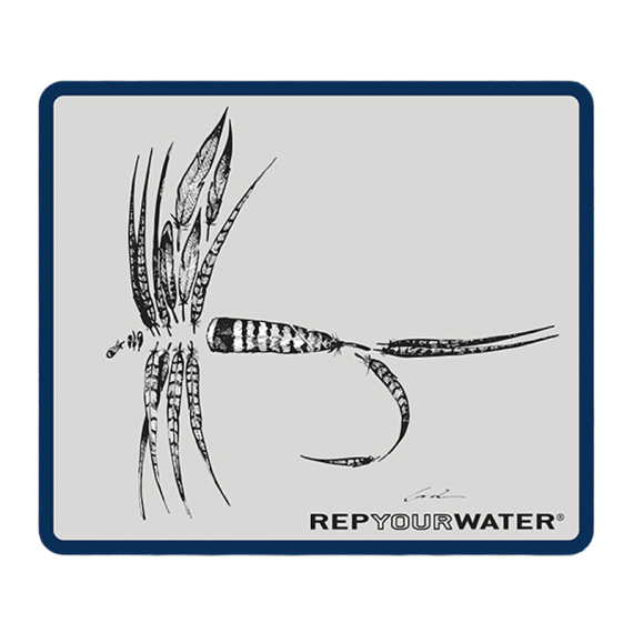 RepYourWater Sticker - Feather Dry Fly i gruppen Andet / Klistermærker og overføringsbilleder hos Sportfiskeprylar.se (NFD9715)