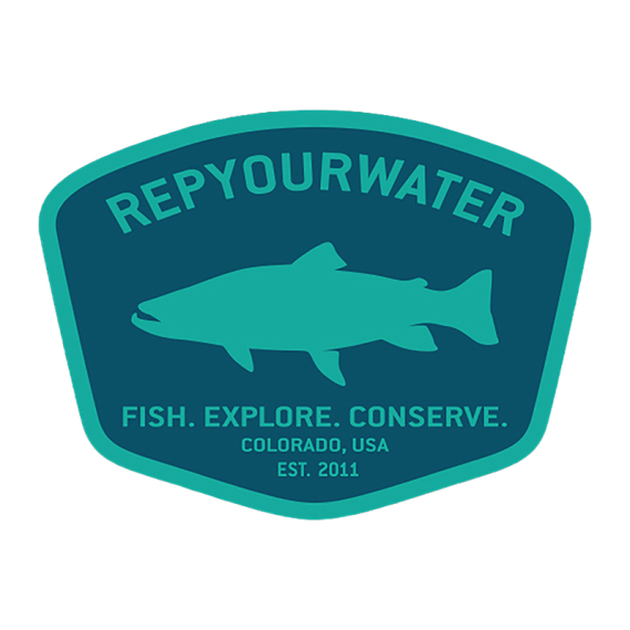 RepYourWater Sticker - Badge i gruppen Andet / Klistermærker og overføringsbilleder hos Sportfiskeprylar.se (NFD9719)