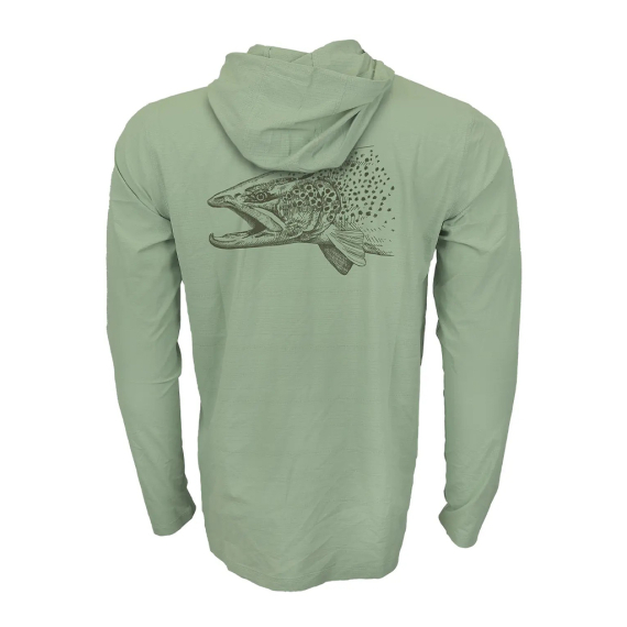 RepYourWater Hooded Sun Shirt Flolite Predator i gruppen Beklædning og fodtøj / UV-beklædning hos Sportfiskeprylar.se (NFD9929-Sr)