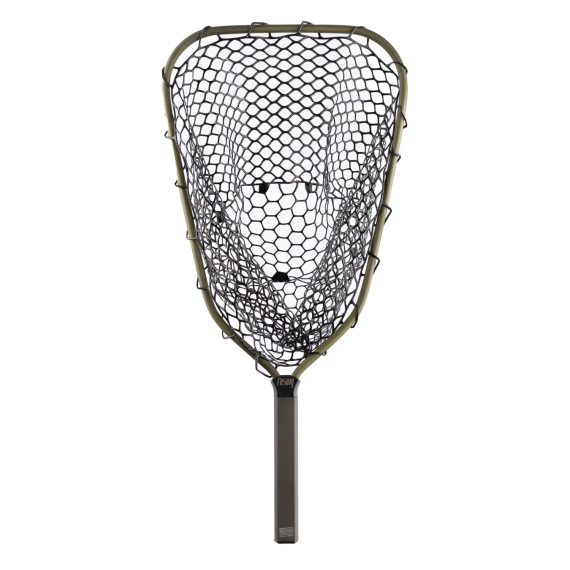 Rising Lunker Landing Net Black 25cm handle - Moss i gruppen Udstyr og tilbehør / Fiskenet / Fluefiskeri net hos Sportfiskeprylar.se (NFD9963-B-25Moss)