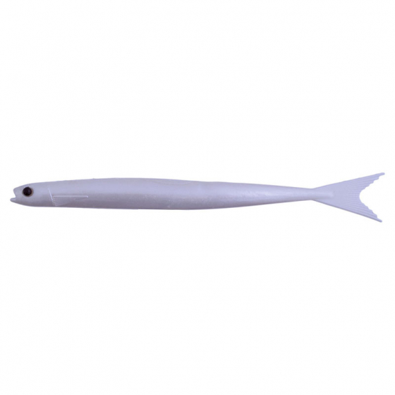 Nikko Ikanago Minnow 11,7cm (5-pack) - Pearl White i gruppen Madding / Softbaits / Aborre softbaits og sandard softbaits hos Sportfiskeprylar.se (NIKKO232)