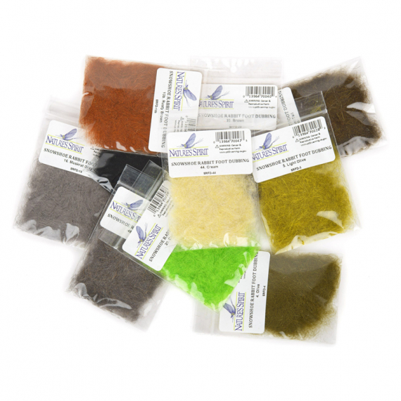Snowshoe Rabbit Foot Dubbing i gruppen Kroge og endegrej / Fluebinding / Fluebindingsmateriale / Dubbing hos Sportfiskeprylar.se (NS-SRFD-10br)