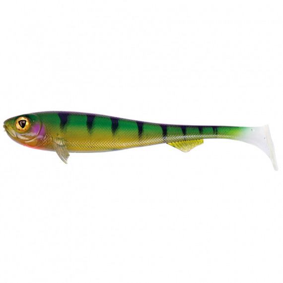 Fox Rage Super Slick Shad UV 23cm / 9\'\' Stickleback - 2pcs i gruppen Madding / Softbaits / Gedde softbaits hos Sportfiskeprylar.se (NSC041)