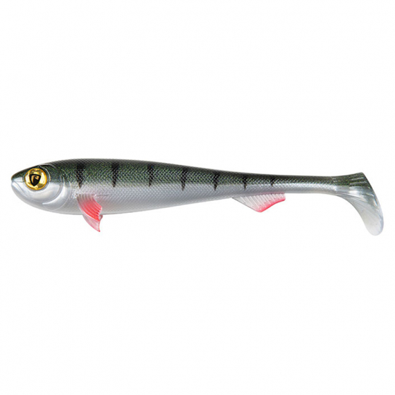 Fox Rage Super Slick Shad 18cm/7\'\' (2-pack) - UV Young Perch i gruppen Madding / Softbaits / Gedde softbaits hos Sportfiskeprylar.se (NSC063)