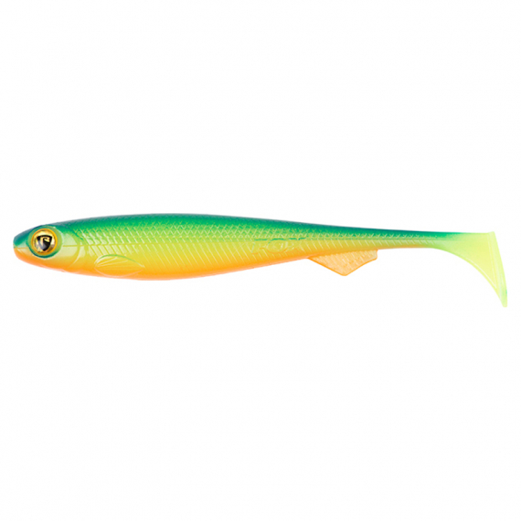 Fox Rage Slick Shad 11cm Bulk - UV Blue Back i gruppen Madding / Softbaits / Aborre softbaits og sandard softbaits hos Sportfiskeprylar.se (NSC070)