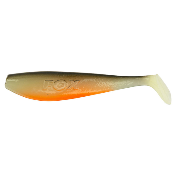 Fox Rage Zander Pro 10 cm/ 4\'\' (bulk) - UV Hot Olive i gruppen Madding / Softbaits / Aborre softbaits og sandard softbaits hos Sportfiskeprylar.se (NZS034)