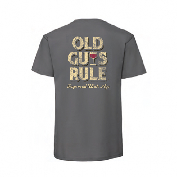 Old Guys Rule - Improved With Age Charcoal i gruppen Beklædning og fodtøj / Beklædning / T-shirts hos Sportfiskeprylar.se (OG760-CHr)