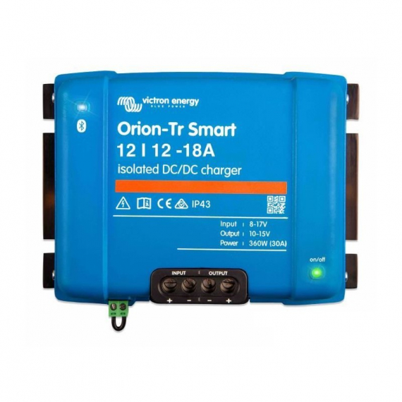 Victron Energy Orion-Tr Smart 12/12-18A Iso i gruppen Bådelektronik / Batterier og opladere / Batteriopladere hos Sportfiskeprylar.se (ORI121222120)