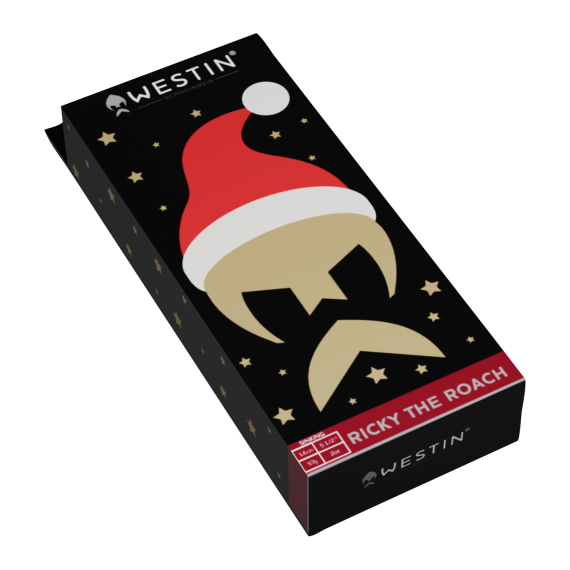 Westin Ricky The Roach Shadtail R2F 14cm 57g Sinking Christmas Edition 25 i gruppen Andet / Gaver & Gaveguider / Gaveæsker hos Sportfiskeprylar.se (P063-1241-019)