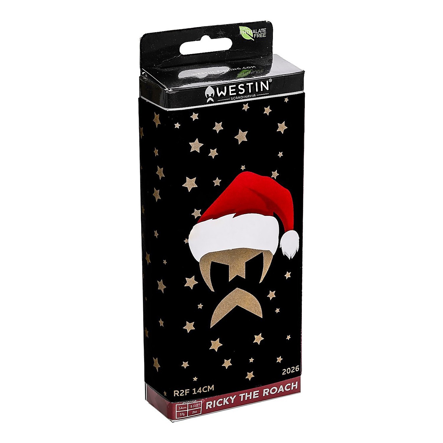 Westin Ricky The Roach Shadtail R2F Christmas Edition 26 14cm 57g - Sinking i gruppen Andet / Gaver & Gaveguider / Adventskalender hos Sportfiskeprylar.se (P063-1604-019)