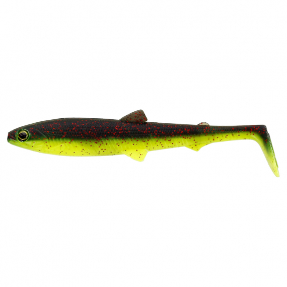 Westin BullTeez Shadtail 9,5cm 7g Black/Chartreuse (bulk) i gruppen Madding / Softbaits / Aborre softbaits og sandard softbaits hos Sportfiskeprylar.se (P138-563-163)