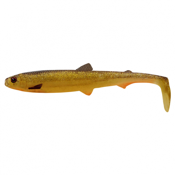 Westin BullTeez Shadtail 24cm 107g - Gold Rush (bulk) i gruppen Madding / Softbaits / Gedde softbaits hos Sportfiskeprylar.se (P138-578-155)