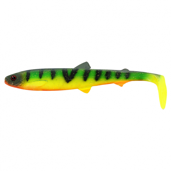 Westin BullTeez Shadtail 24cm 107g - Tiger Perch (bulk) i gruppen Madding / Softbaits / Gedde softbaits hos Sportfiskeprylar.se (P138-644-155)