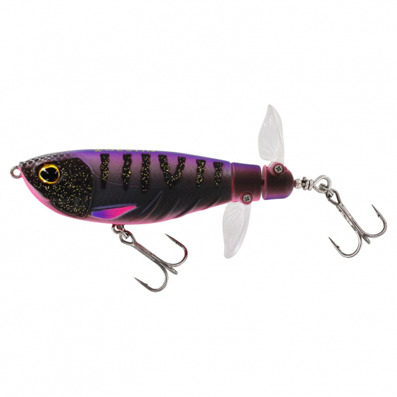 Westin Spot-On Twin Turbo 9cm 19g Floating - Black Haze i gruppen Madding / Overfladebaits hos Sportfiskeprylar.se (P155-593-919)