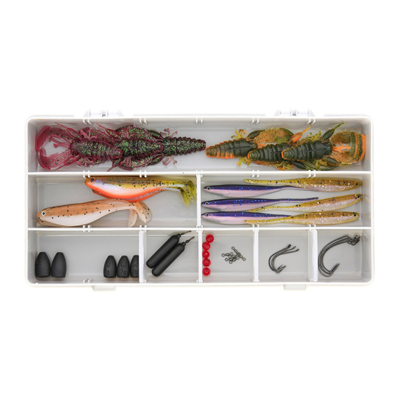 Westin Perch Box - Dropshot + Texas & Carolina 45Pcs i gruppen Madding / Maddingsæt / Maddingsæt aborre hos Sportfiskeprylar.se (P279-023-283)