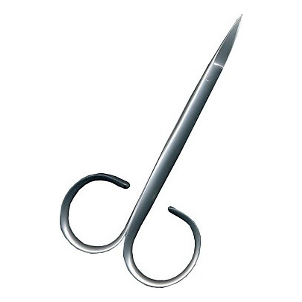 Petitjean Small Scissor Curved i gruppen Udstyr og tilbehør / Tænger og sakse / Snøreklippere og sakse hos Sportfiskeprylar.se (PE-T60)