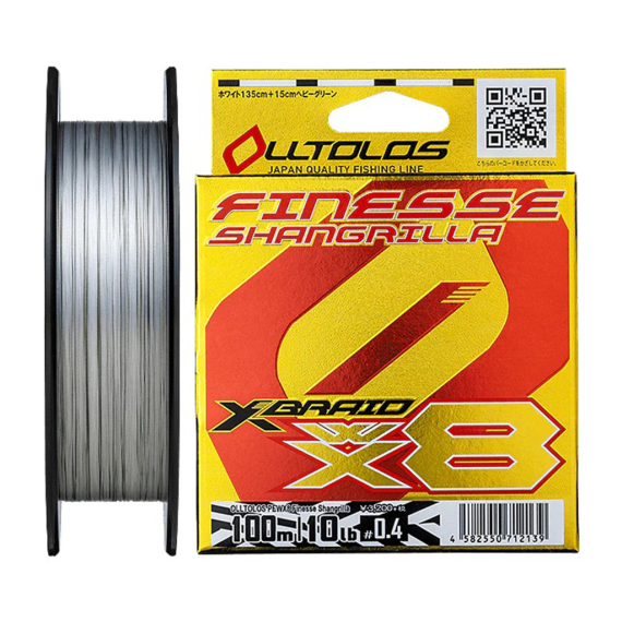 YGK Xbraid Olltlos Pe Wx8 Finesse Shangrilla 100M i gruppen Snøre / Multifilament hos Sportfiskeprylar.se (PEWX8SHANGRILLA100M-0.6r)