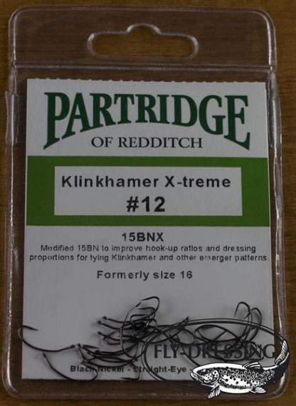 Partridge Klinkhamer 15BNX Extreme i gruppen Kroge og endegrej / Kroge / Fluebinding kroge hos Sportfiskeprylar.se (PH-15BNX-04r)