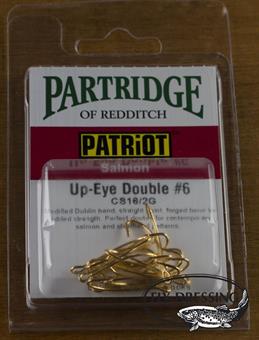 Partridge Patriot Double Up-Eye Gold 10-Pack i gruppen Kroge og endegrej / Kroge / Fluebinding kroge hos Sportfiskeprylar.se (PH-CS16U-2G-12r)