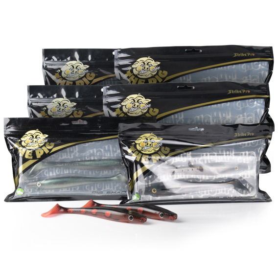 Pig Shad Junior Mega Bundle i gruppen Madding / Maddingsæt / Maddingsæt gedde hos Sportfiskeprylar.se (PIGSHADJR6X2)