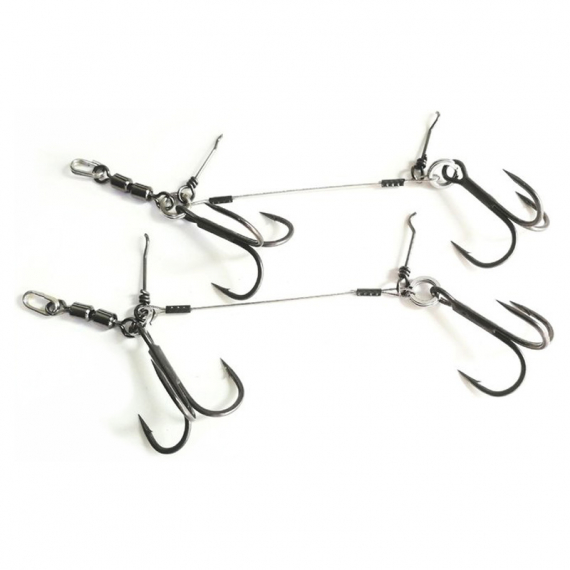 Pikecraft Double Swivel Stinger Rig L (2-pack) - BKK 1/0 i gruppen Kroge og endegrej / Stingere og stingertilbehør / Stingere hos Sportfiskeprylar.se (PIKECRAFT1350)