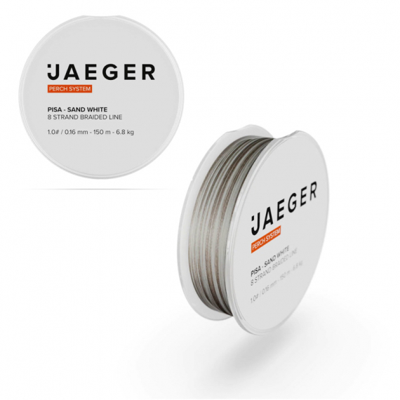 Jaeger Braided Line Pisa Sand White 150m 6.8kg - 0.16mm i gruppen Snøre / Multifilament hos Sportfiskeprylar.se (PRC-LBR-01-1)