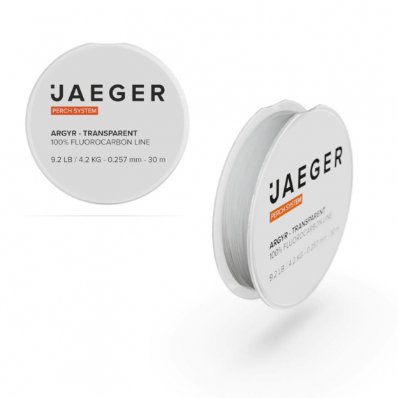 Jaeger Fluorocarbon Argyr 30m 4.2kg - 0.257mm i gruppen Kroge og endegrej / Ledere og Forfangsmateriale / Forfangsmateriale / Forfangsmateriale fluorcarbon hos Sportfiskeprylar.se (PRC-LFC-01-1)