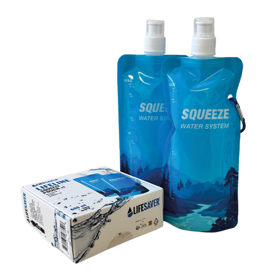 LifeSaver Lifeline Squeeze Pouch 2 pack i gruppen Outdoor / Andet friluftsudstyr / Water Filters & Purifiers hos Sportfiskeprylar.se (PRD0171)