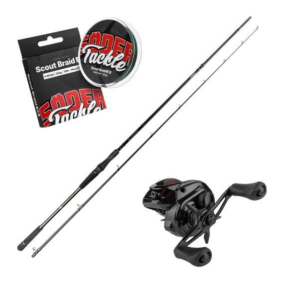 Daiwa Prorex S Bait - 8\'2\'\' 150G Pike Combo i gruppen Sæt / Kastesæt / Baitcastersæt Gedde hos Sportfiskeprylar.se (PROREXSPIKECOMBO)
