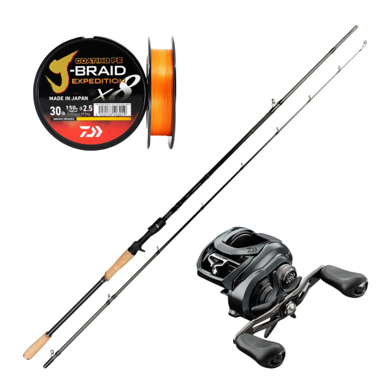 Daiwa Prorex XR Bait & Tatula Monster Combo 8\'6\'\' 220g i gruppen Sæt / Kastesæt / Baitcastersæt Gedde hos Sportfiskeprylar.se (PROREXXRMONSTERCOMBO)