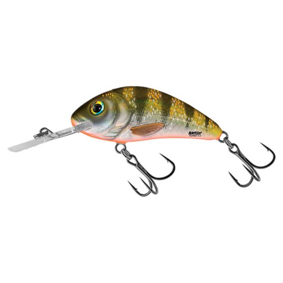 Salmo Rattlin\' Hornet 4,5cm, 6g Floating - Yellow Holographic Perch i gruppen Madding / Crankbaits / Crankbaits til dybvandsdykning hos Sportfiskeprylar.se (QRH007)