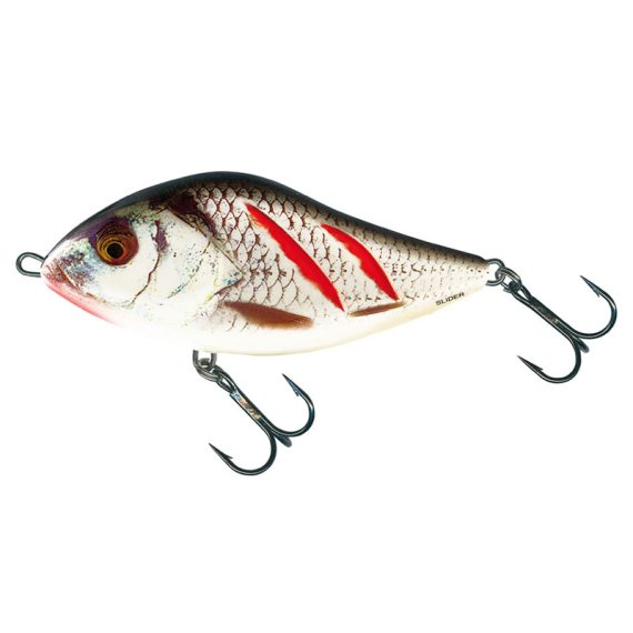 Salmo Slider 12cm, 70g Sinking - Wounded Real Grey Shiner i gruppen Madding / Jerkbaits hos Sportfiskeprylar.se (QSD040)