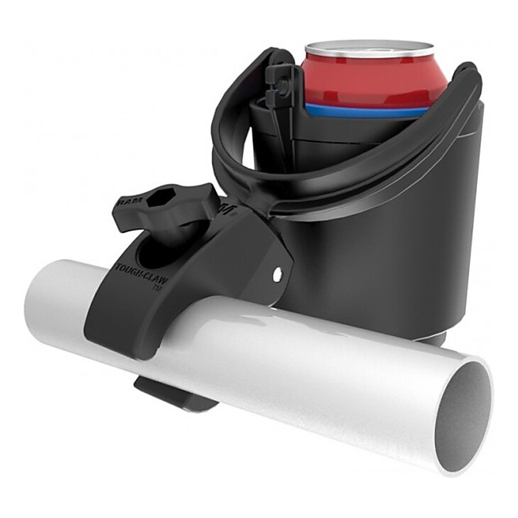 RAM Mounts Drink Cup Holder W/Toughclaw i gruppen Bådelektronik / Bådtilbehør / Monteringsstativer til båd / Andre monteringsstativer og beslag hos Sportfiskeprylar.se (RAM-B-132-400)