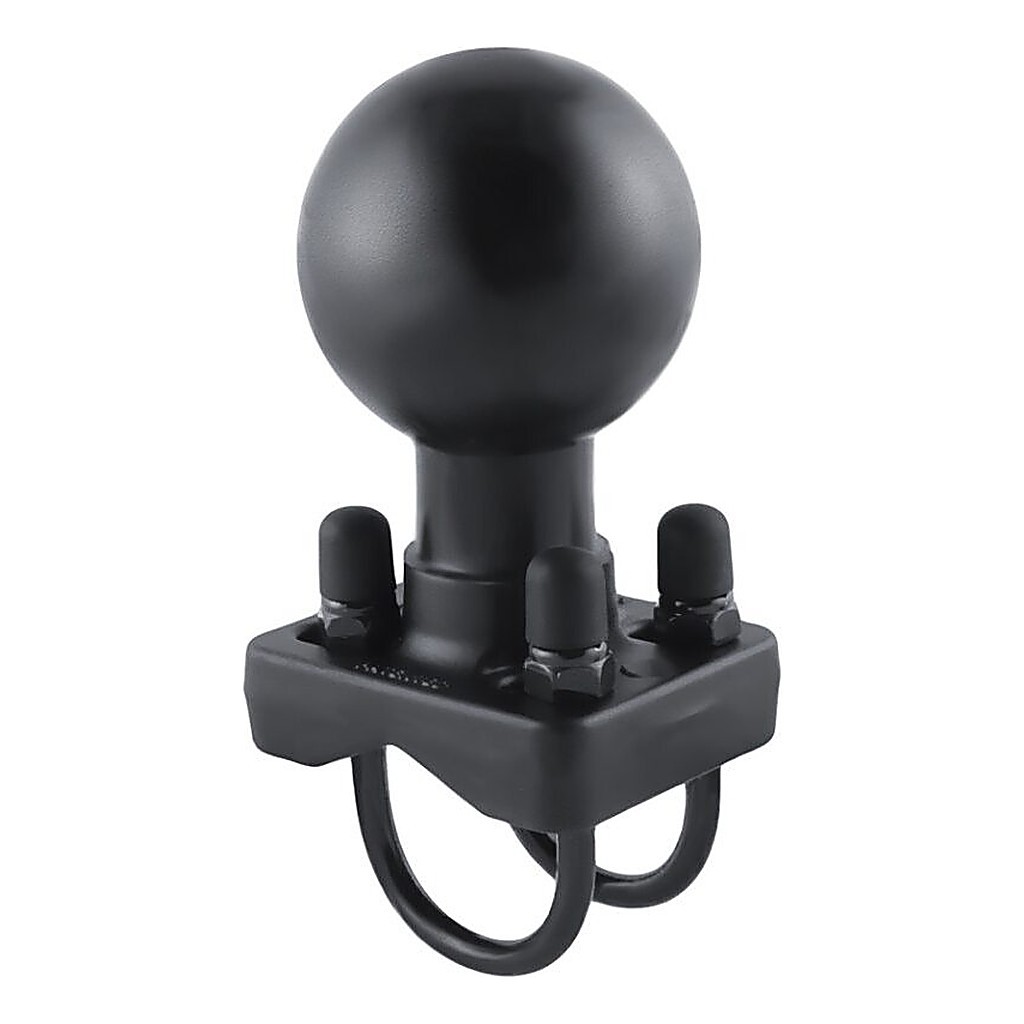 RAM Double U-Bolt Ball Base for 1\'\' - 1.25\'\' Rails (Unpacked) i gruppen Bådelektronik / Bådtilbehør / Monteringsstativer til båd / Andre monteringsstativer og beslag hos Sportfiskeprylar.se (RAM-D-235U)