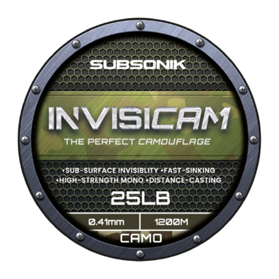 Sonik Subsonik Invisicam Mono 1200m i gruppen Snøre / Specimen lines hos Sportfiskeprylar.se (RC0046r)