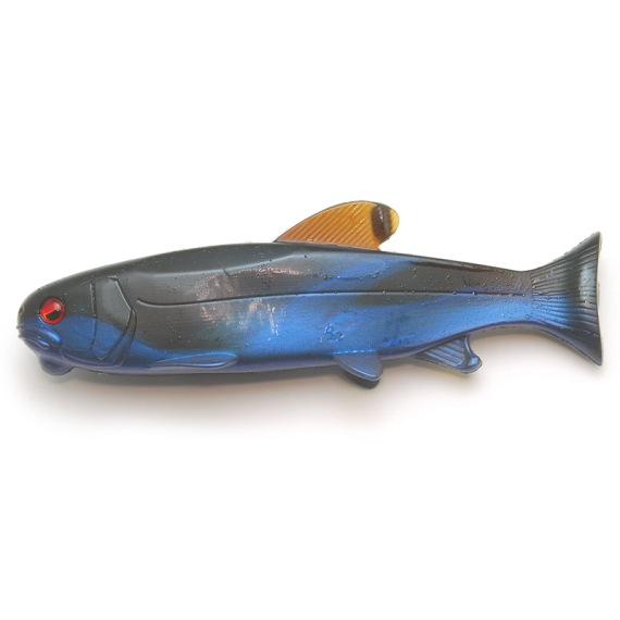 Raid Osakana Swimmer 125 - 05 Shikkoku i gruppen Madding / Swimbaits / Soft swimbaits hos Sportfiskeprylar.se (RD-R11761)