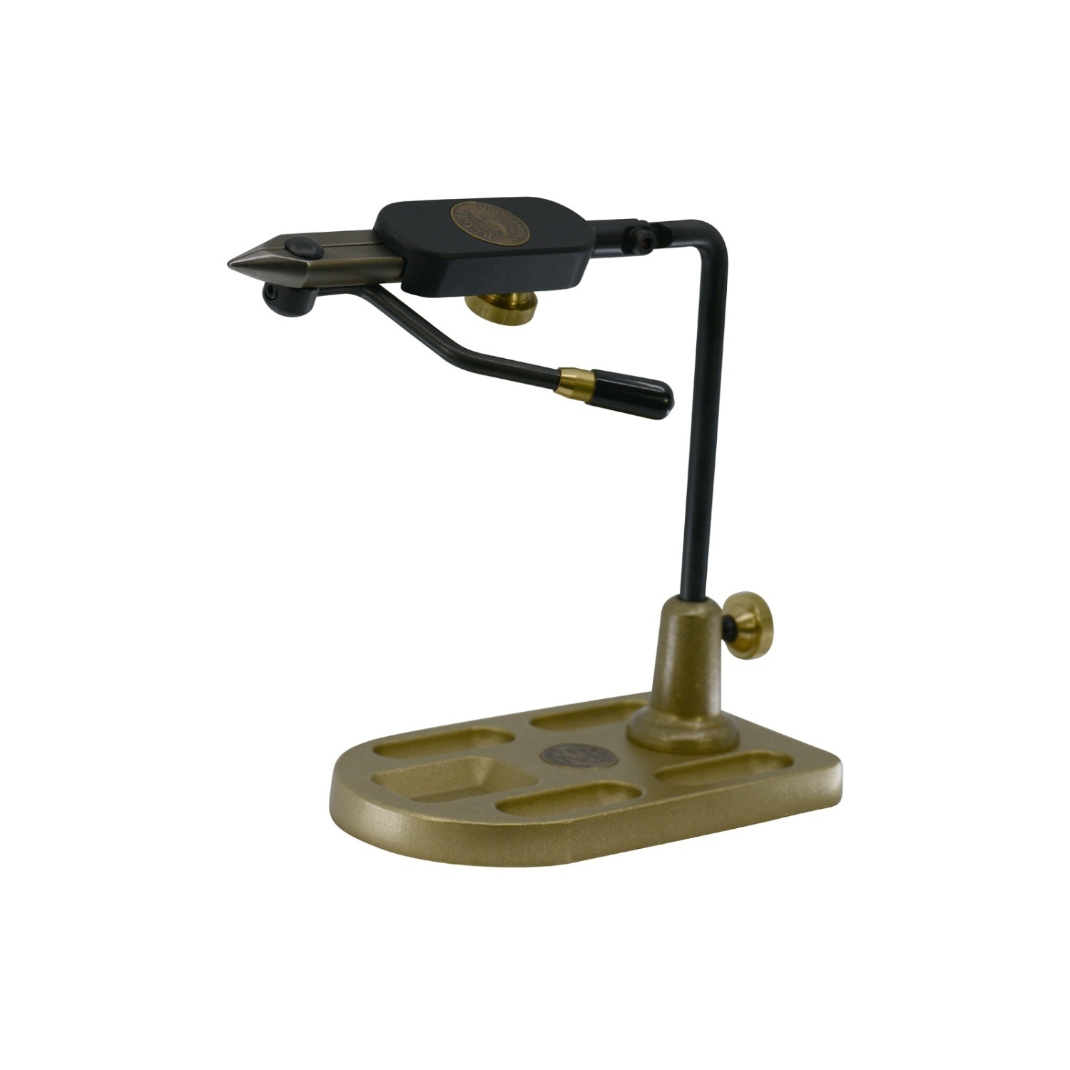 Regal Medallion Series Vise - Stainless Steel Jaws/Bronze Pocket Base i gruppen Kroge og endegrej / Fluebinding / Fluestik hos Sportfiskeprylar.se (REG-STNSBMM-40P)