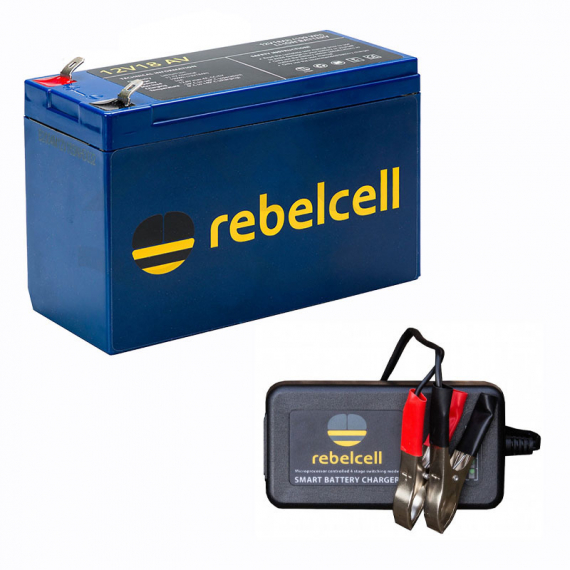 Rebelcell Ultimate 12V18 Med Laddare 12.6V4A Li-ion i gruppen Bådelektronik / Batterier og opladere / Batterier / Lithiumbatterier hos Sportfiskeprylar.se (REU12VCHARGE1)