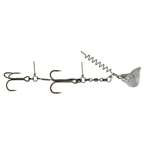 Headbanger RockerHead Stinger Shallow 1/0 + 1, 8g - Transparent i gruppen Kroge og endegrej / Stingere og stingertilbehør / Stingere hos Sportfiskeprylar.se (RH-SS-01-08)