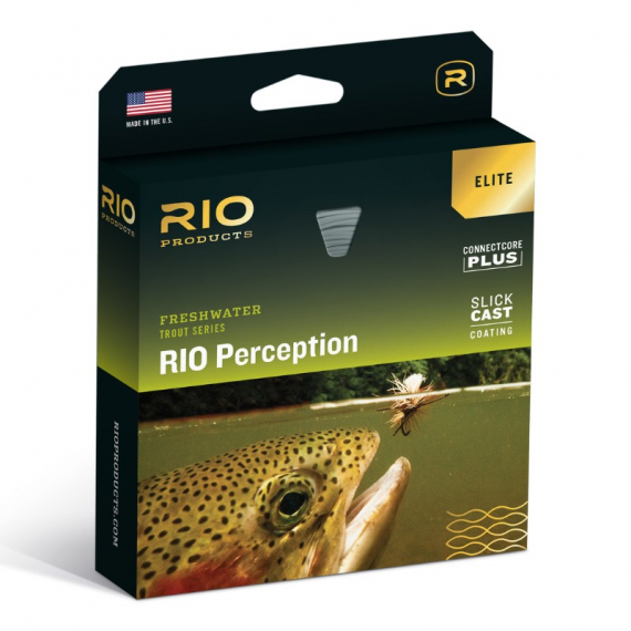 RIO Elite Perception Green/Camo/Grey i gruppen Snøre / Flueliner / Enhåndssnøre hos Sportfiskeprylar.se (RP19282r)