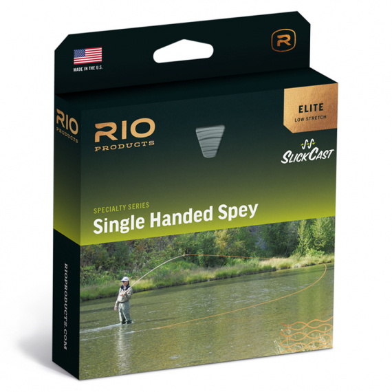 Rio Elite Single Handed Spey, Float Peach/Camo i gruppen Snøre / Flueliner / Enhåndssnøre hos Sportfiskeprylar.se (RP19536r)